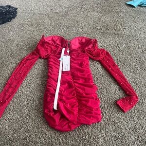 Red homecoming dress from oh polly, size medium